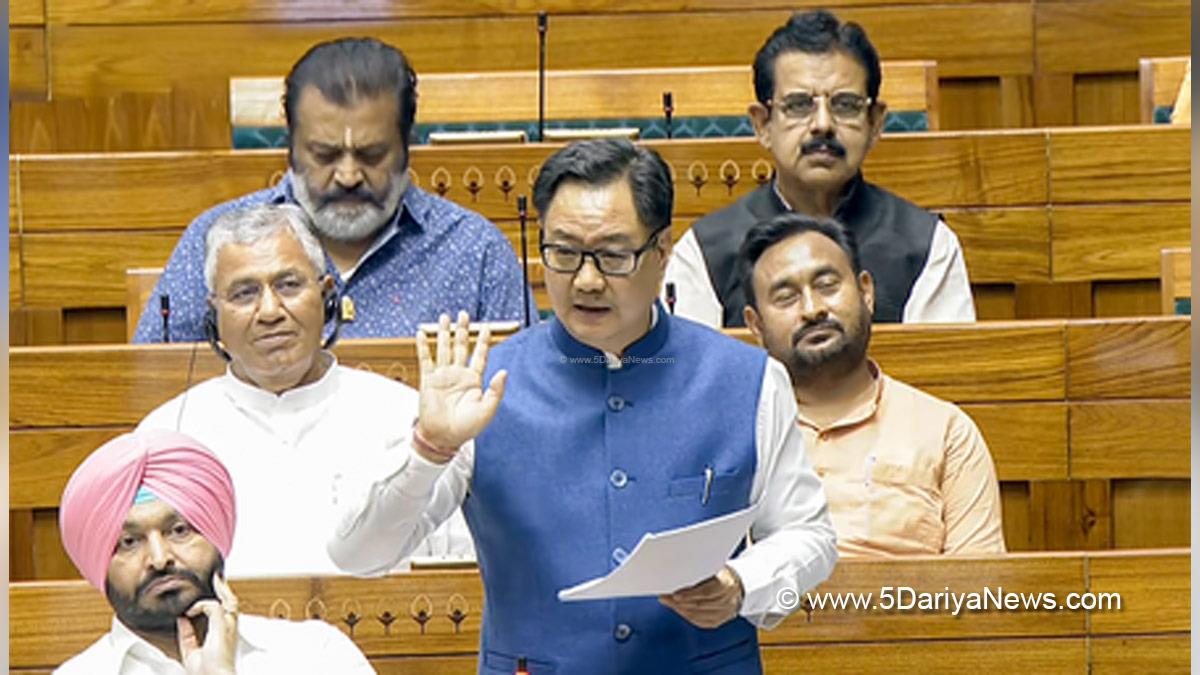 Kiren Rijiju, BJP, Bharatiya Janata Party, Union Minister of Parliamentary Affairs and Minority Affairs