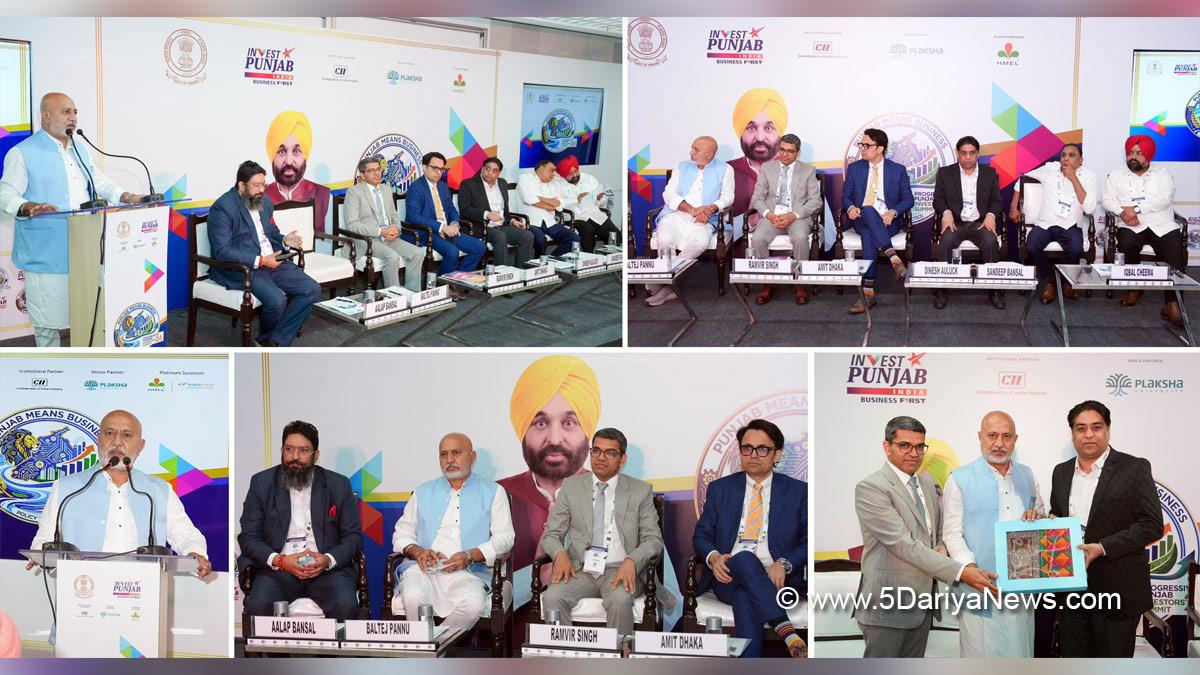 Baltej Pannu, Baltej Singh Pannu, Nasha Mukti Morcha, AAP, Aam Aadmi Party, Aam Aadmi Party Punjab, AAP Punjab, Progressive Punjab Investors Summit 2026, Progressive Punjab Investor Summit, PPIS, Invest Punjab, Punjab Investors Summit, PPIS 2026